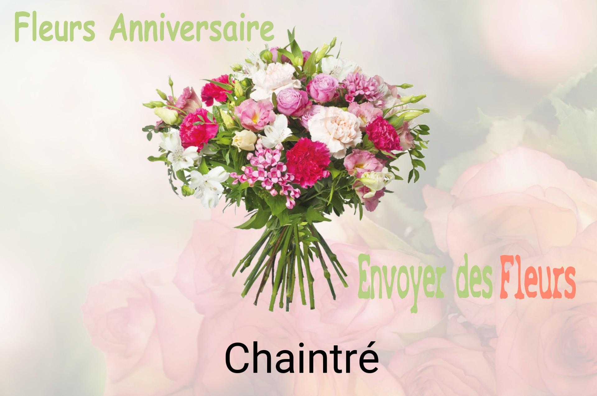 Bouquet de fleurs d’anniversaire livré à Chaintré